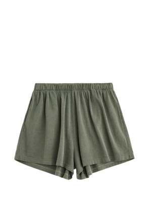 OUR LEGACY gored elasticated shorts - Green