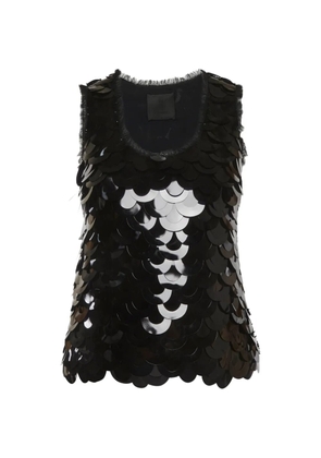Givenchy Pre-Owned sequin tulle top - Black