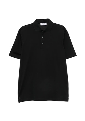 Gran Sasso short-sleeve polo shirt - Black