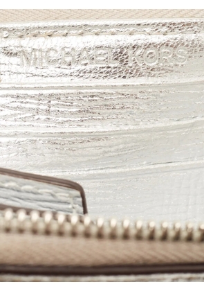 Michael Kors Vintage stud embellishment leather wallet - Silver
