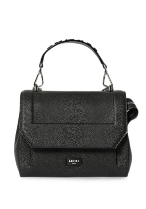 Lancel Ninon grained leather shoulder bag - Black