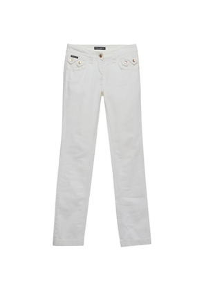 Dolce & Gabbana Pre-Owned straight-fit jeans - White