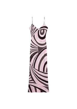 PUCCI Iride-print maxi dress - Pink