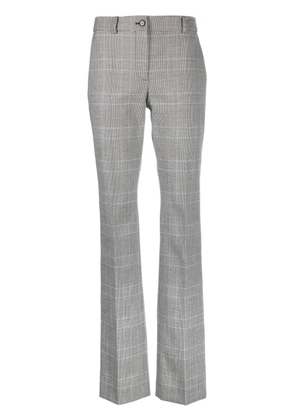 Moschino checked straight-leg trousers - Black