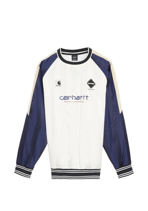 Carhartt WIP x F.C.Real Bristol Warm Up Piste sweatshirt - White