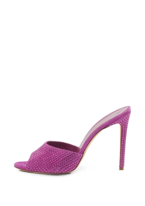Paris Texas Holly crystal-embellished sandals - Purple