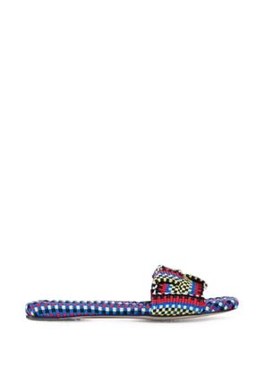 AMAMBAIH Martina woven mules - Blue