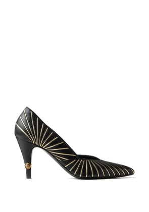 Versace Gianni nappa pumps 90 mm - Black