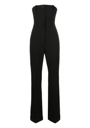 Moschino strapless straight-leg jumpsuit - Black