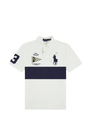 Polo Ralph Lauren patch-embellished polo shirt - White
