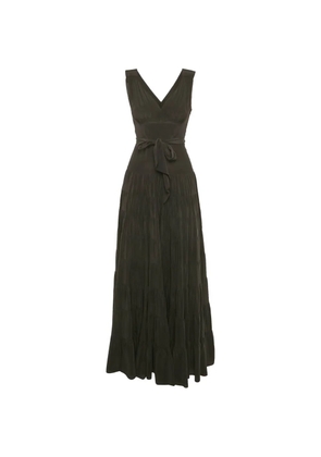 Balenciaga Pre-Owned flared maxi dress - Black