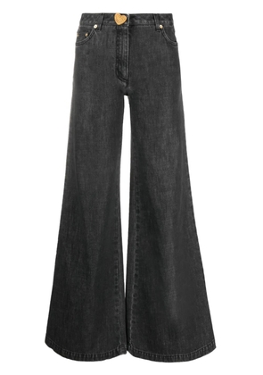 Moschino flared-design jeans - Black