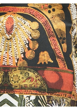 Etro Pre-Owned printed satin blouse - Black