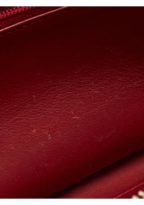 Gucci Pre-Owned Microguccissima zip-fastening wallet - Red
