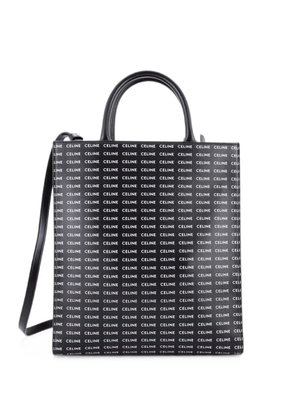Celine Pre-Owned Vertical Cabas All Over Logo Print Leather Small tote bag - Black