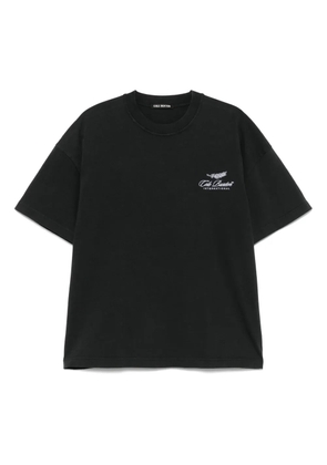 COLE BUXTON logo-embroidered T-shirt - Black