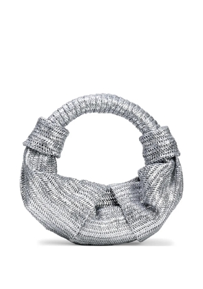Simon Miller Lopsy herringbone mini bag - Silver