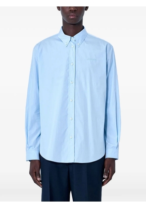 Miu Miu button-down cotton-poplin shirt - Blue