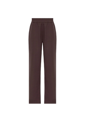 Moncler logo-patch track pants - Brown