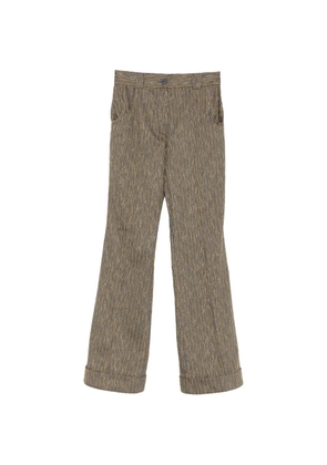 Kiko Kostadinov Tunin striped flared trousers - Grey