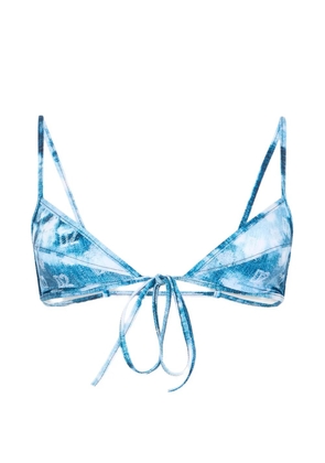 DSQUARED2 D2 monogram triangle top - Blue
