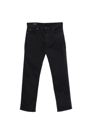 Emporio Armani logo-patch jeans - Blue