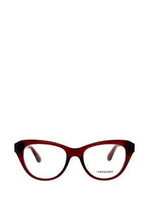 Ferragamo Eyewear cat-eye frame glasses - Red