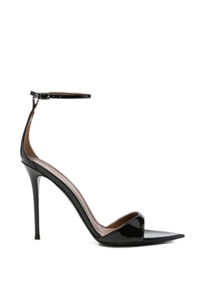 Giuseppe Zanotti patent-leather pointed sandals - Black