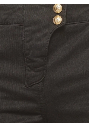 Balmain Pre-Owned zip-pockets skinny jeans - Black