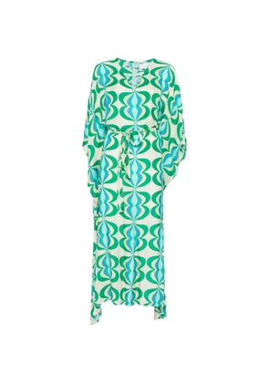 Sundress Lavande printed lace-up kaftan - Neutrals