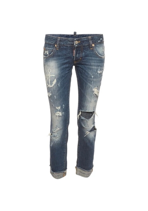 DSQUARED2 distressed slim-fit jeans - Blue