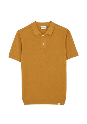 NOWADAYS ribbed-knit polo shirt - Yellow