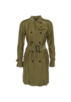 Gucci Pre-Owned double-breasted trench coat - Green