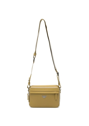 Emporio Armani logo-detail messenger bag - Green
