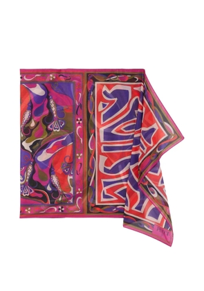 PUCCI mixed-print pareo - Pink
