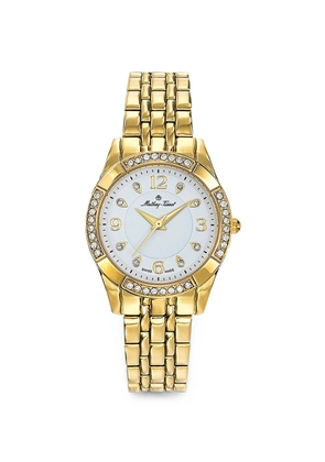Mathey Tissot Classic crystal-embellished 32mm watch - White