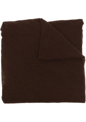 Botto Giuseppe cashmere knit scarf - Brown