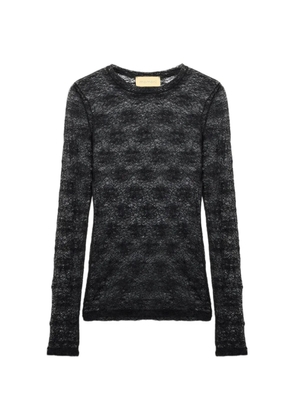 MOMONÌ Waina long-sleeves T-shirt - Black