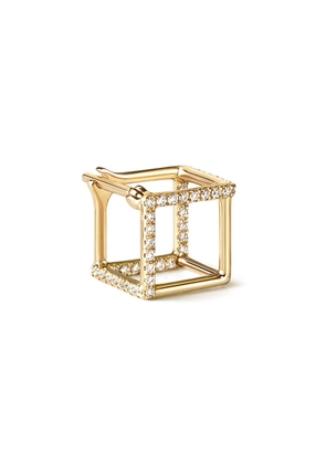 Shihara Diamond Square Earring 7 (03) - Metallic