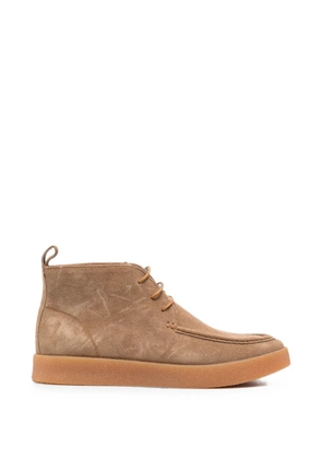 SERGIO MORETTI FIRENZE lace-up suede desert boots - Neutrals