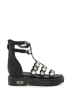 Cult Ziggy stud-embellishment leather sandals - Black