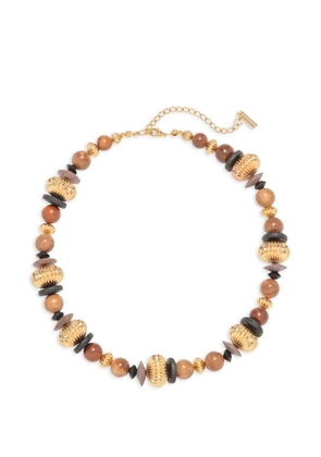Jennifer Behr Rumi beaded necklace - Gold