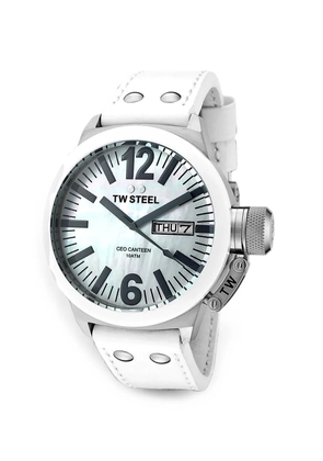 TW STEEL CEO Canteen 46mm watch - Silver
