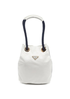 Prada Pre-Owned Mariner bucket bag - White