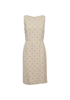 Dolce & Gabbana Pre-Owned embellished twill dress - Neutrals