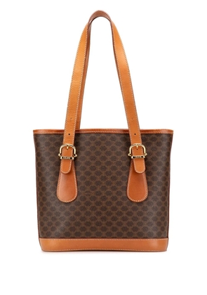 Celine Pre-Owned 2000 Macadam Coated Canvas shoulder bag - Brown