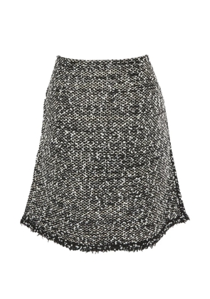 Balenciaga Pre-Owned zip-up tweed skirts - Black