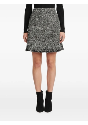 Balenciaga Pre-Owned zip-up tweed skirts - Black