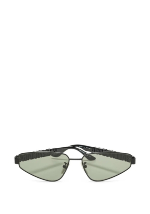 Balenciaga Pre-Owned logo cat-eye sunglasses - Black