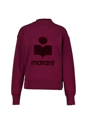 MARANT ÉTOILE Moby logo-print sweatshirt - Red